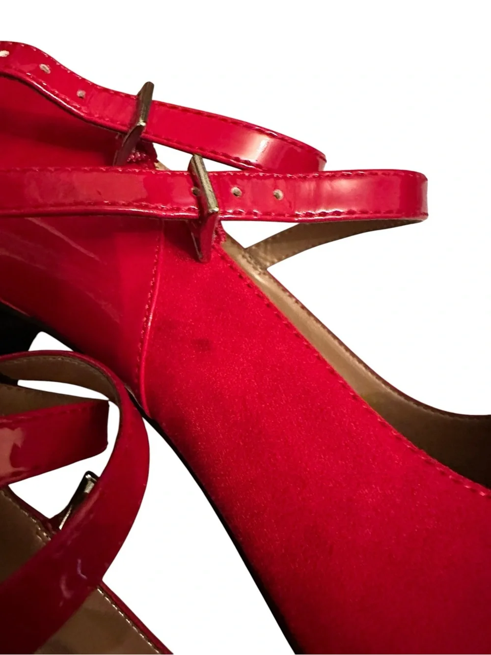 Women’s Style & Co Red Mary Jane Pumps with Double Strap Size 9